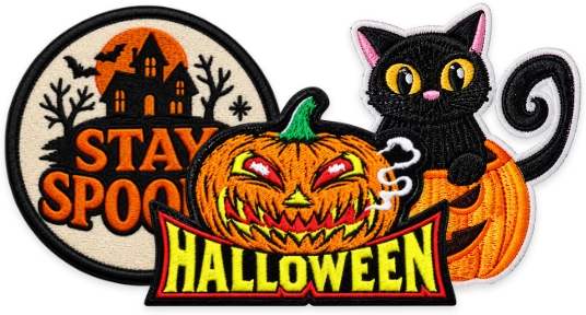 halloween Patches Design halloween Patches Design