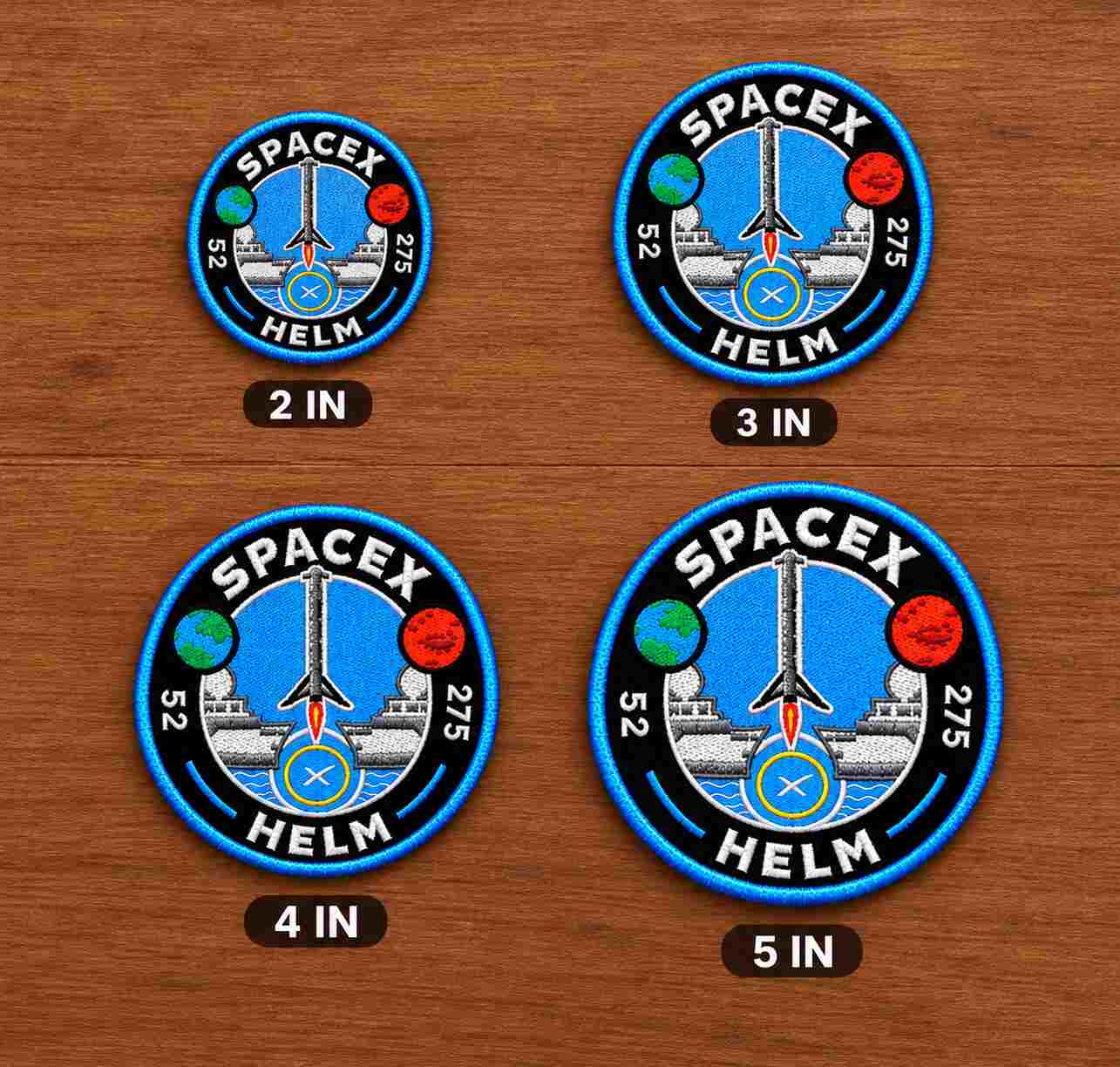size of patches size of patches